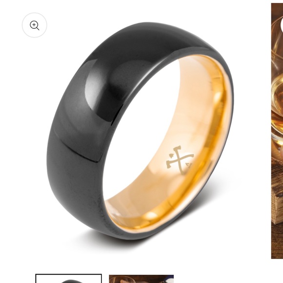 Size 10 Manly Bands ring - Picture 1 of 2